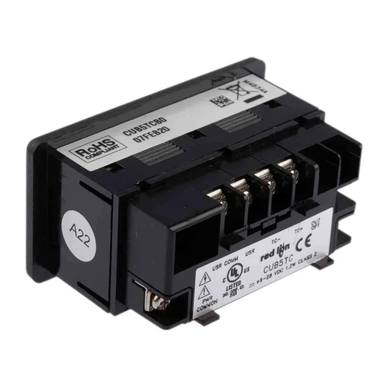 Red Lion Multi-Function Panel Meter Temperature Measurement LCD Display 1.3in x 2.68in CUB5