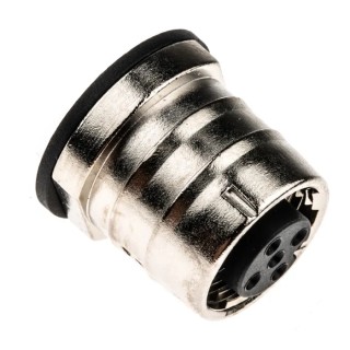 Phoenix Contact Circular Connector 5 Contacts Panel Mount M12 Plug Female IP67 SACC Series 1528280