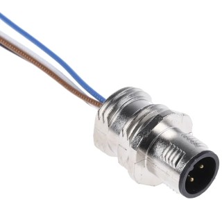 Phoenix Contact Heavy Duty Power Connector, 4-Contact, 250V, 4A, Male, Straight, Model 1523463