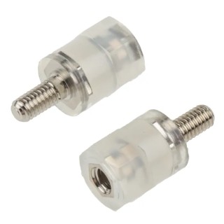 RS PRO M3 Nylon Hexagonal Threaded Standoff 9 mm Body Length 6 mm Stud Length 653-9504