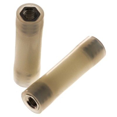 RS PRO Standoff Female/Female M4 Thread, 30 mm Length, Polyamide 66 Body, Round Shape 653-9431