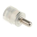 RS PRO Nylon Hexagonal M3 Threaded Standoff, 8 mm Body Length, 6 mm Stud Length, Male/Female, Plain Finish 653-9510