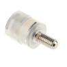RS PRO Nylon Hexagonal M3 Threaded Standoff, 8 mm Body Length, 6 mm Stud Length, Male/Female, Plain Finish 653-9510