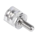 RS PRO Nylon Hexagonal M3 Threaded Insulated Standoff, 7 mm Body Length, 6 mm Stud Length, Male/Female, Plain Finish 653-9548