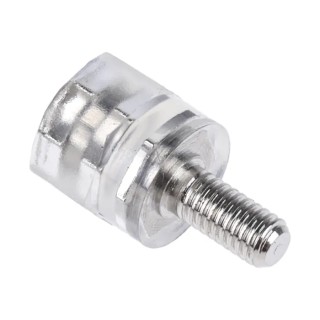 RS PRO Nylon Hexagonal M3 Threaded Insulated Standoff, 7 mm Body Length, 6 mm Stud Length, Male/Female, Plain Finish 653-9548