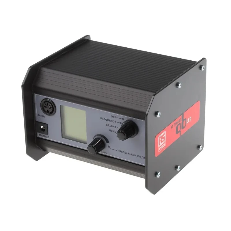 RS Pro LED Stroboscope ±0.02% Accuracy, White Flash Colour, 150mm x 130mm x 112mm, Lithium Battery Powered 134-6742