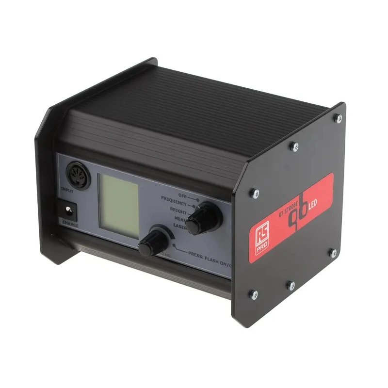 RS PRO LED Stroboscope ±0.02 % Accuracy White Flash SuperCube Portable with Auto-Sync Laser 150mm x 130mm x 112mm 134-6743