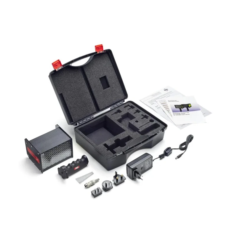 RS PRO LED Stroboscope ±0.02 % Accuracy White Flash SuperCube Portable with Auto-Sync Laser 150mm x 130mm x 112mm 134-6743