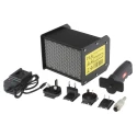 RS PRO LED Stroboscope ±0.02 % Accuracy White Flash SuperCube Portable with Auto-Sync Laser 150mm x 130mm x 112mm 134-6743