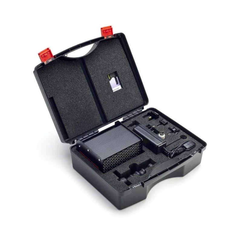 RS PRO LED Stroboscope ±0.02 % Accuracy White Flash SuperCube Portable with Auto-Sync Laser 150mm x 130mm x 112mm 134-6743