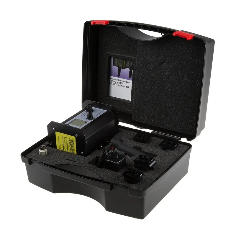 RS PRO LED Stroboscope ±0.02 % Accuracy White Flash SuperCube Portable with Auto-Sync Laser 150mm x 130mm x 112mm 134-6743