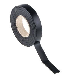 RS PRO Black Polyvinyl Chloride Electrical Tape 12mm x 20m 0.13mm Thickness 70°C Max Operating Temperature 134-7321