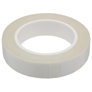 RS PRO White Glass Cloth Electrical Tape 25mm x 33m Silicone Adhesive 180°C AT4003