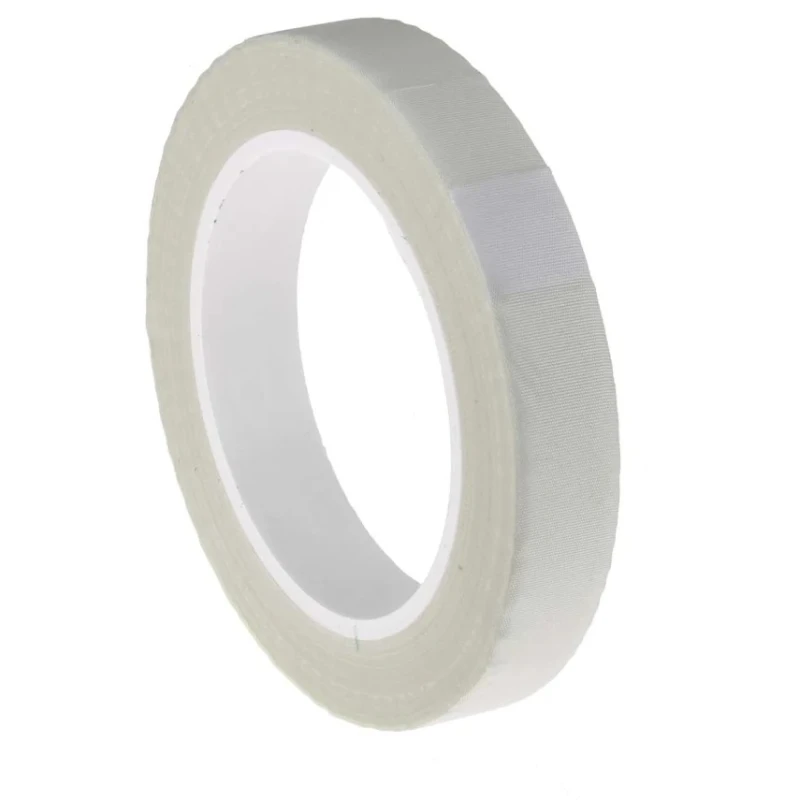 RS PRO White Glass Cloth Electrical Tape 19mm x 33m Silicone Adhesive High Tensile Strength 2500V 180°C 134-7341