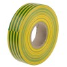 RS PRO Green, Yellow Polyvinyl Chloride Electrical Tape 19mm x 33m 134-7328