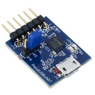 Digilent Communication and Wireless Development Tool Expansion Module 410-212 USB to UART Converter 25x20mm