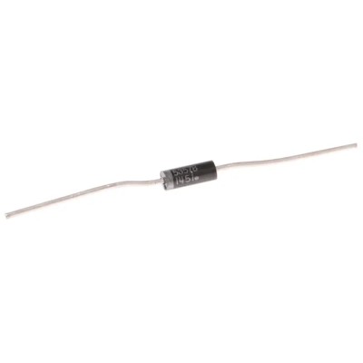 onsemi Zener Diode 20 V, 5 W, 5% Tolerance, Single Diode, Through Hole Mount, DO-15 Package 1N5357BRLG