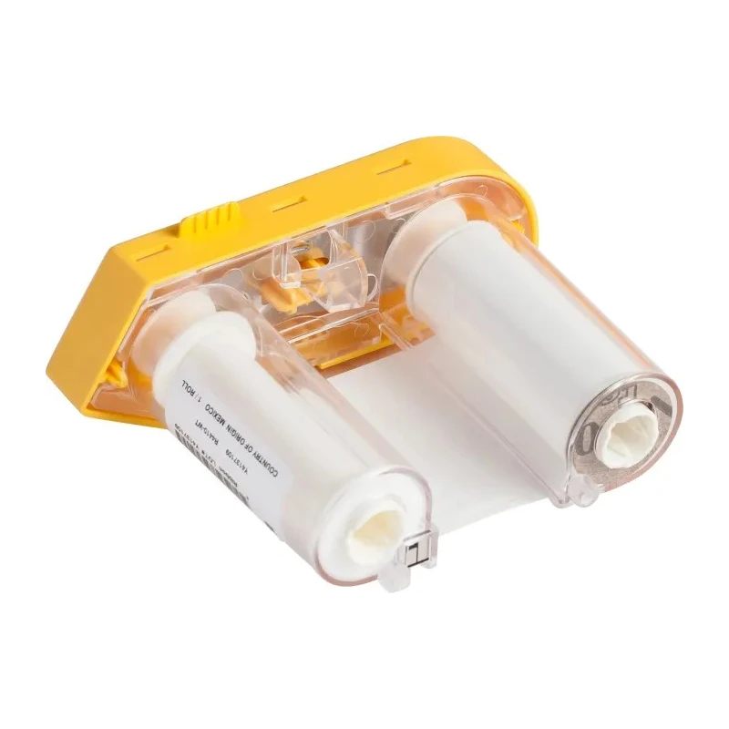 Brady White Label Printer Ribbon 50 mm Width Polyester Material Compatible with BMP61 M610 M611 Printers M61-R4410-WT