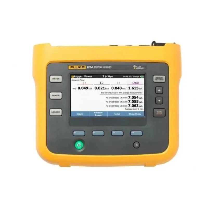 Fluke Three Phase Power Energy Monitor & Logger with USB Mini-Port, USB, Bluetooth, WiFi, Rechargeable FLUKE 1732/B