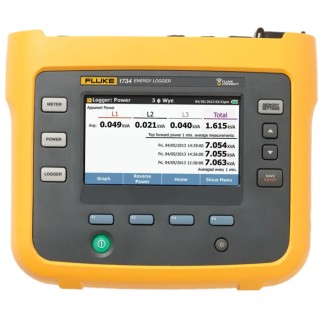 Fluke Three Phase Power Energy Monitor & Logger with USB, Mini-Port, Bluetooth, WiFi, 16-bit Resolution FLUKE-1734/INTL