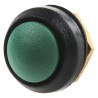 ITW Switches 48 Series Miniature Push Button Switch Panel Mount 14 mm Cutout Green SPST IP67 48-2-RB-N-GR-B