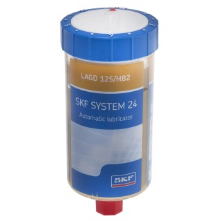 SKF Automatic Lubricant Dispenser, Plastic Body, 125ml Capacity, IP68 Approved LAGD 125/HB2