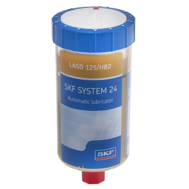 SKF Automatic Lubricant Dispenser, Plastic Body, 125ml Capacity, IP68 Approved LAGD 125/HB2