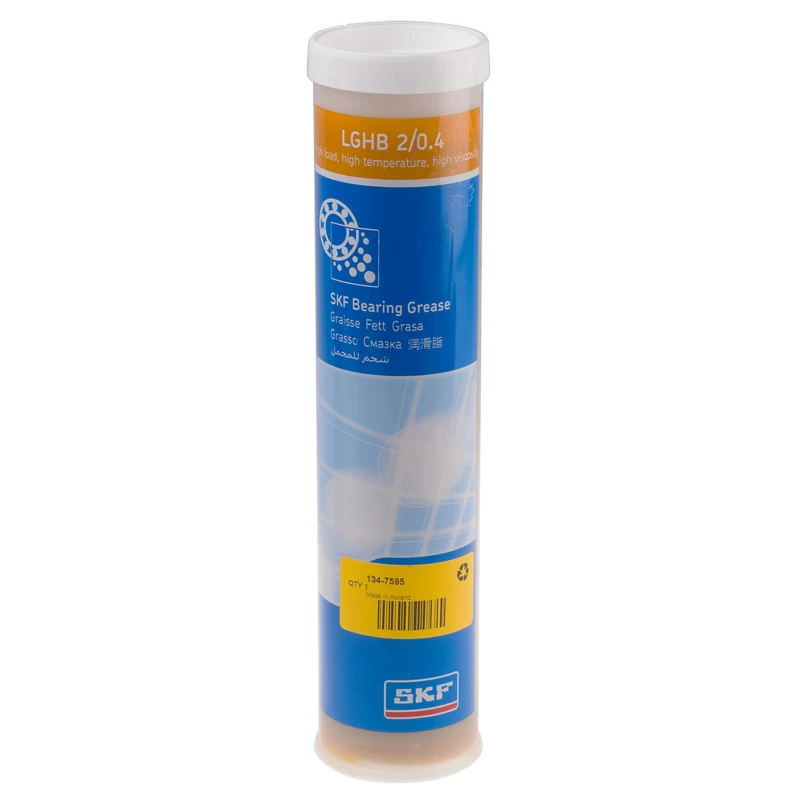 SKF Mineral Oil Grease Cartridge 420 ml, Complex Calcium Sulphonate Thickener, High Viscosity 450 mm²/s LGHB 2/0.4
