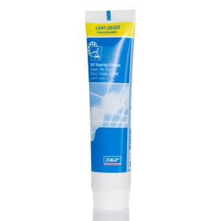 SKF Mineral Oil Grease, 35 g Tube, Lithium Thickener, NGLI Grade 2, Red Brown Paste LGMT 2/0.035
