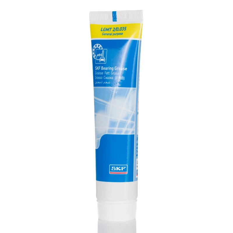 SKF Mineral Oil Grease, 35 g Tube, Lithium Thickener, NGLI Grade 2, Red Brown Paste LGMT 2/0.035
