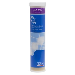 SKF Mineral Oil Grease Cartridge 420 ml, Yellow, Lithium Thickener, NGLI Grade 3, Viscosity 130 mm²/s LGMT 3/0.4