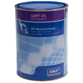 SKF Mineral Oil Grease 1 kg Paste Lithium Thickener, NGLI Grade 3, Yellow Colour LGMT 3/1