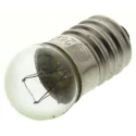 RS PRO E10 Indicator Light Clear 24V 116mA 3000h Lifespan 11.5mm Diameter 25mm Length 655-9508