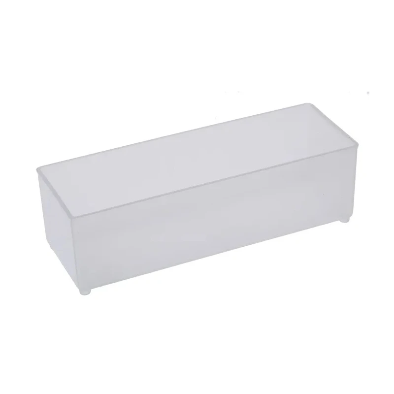 Raaco Transparent Polypropylene 1 Cell Compartment Box 47 mm x 55 mm x 157 mm 114592