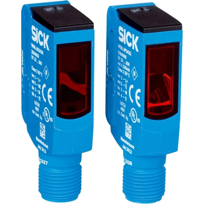 SICK Through Beam Block Photoelectric Sensor, 0 to 60 m Detection Range, PNP Output, IP67/IP66/IP69K WSE9LC-3P2436A00