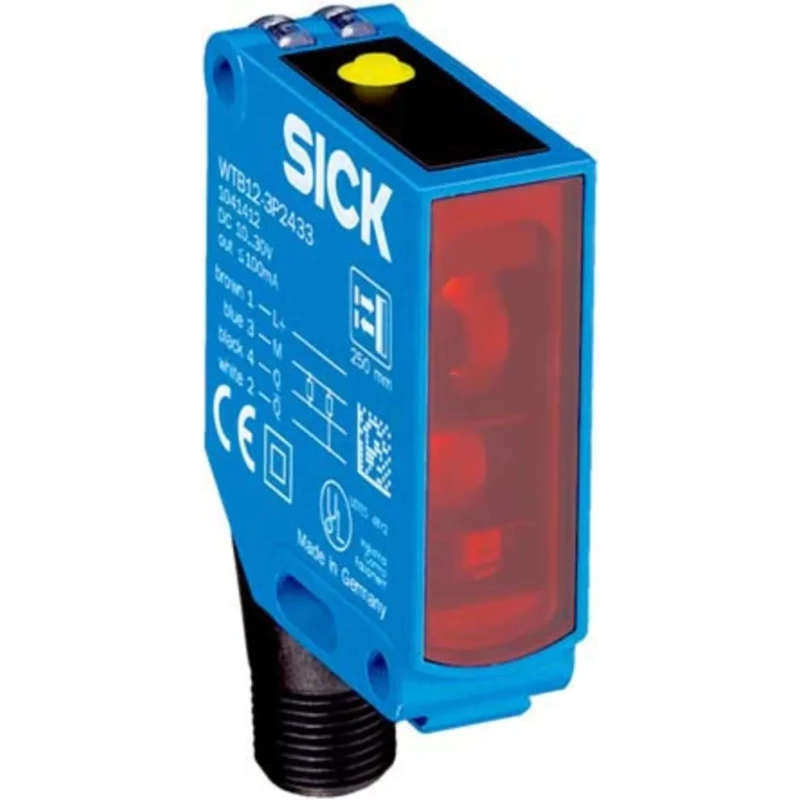 SICK Retroreflective Photoelectric Sensor, Block Sensor, 0 to 5 m Detection Range, PNP Output, IP66, IP67 WL12C-3P2432A00