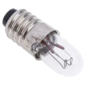RS PRO Incandescent Indicator Light Clear Lens E5 Base 24V 40mA 10000h 655-9176