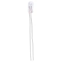 RS PRO Indicator Light Clear Lens Incandescent Lamp 12V 60mA 3.15mm Diameter 41.35mm Length 655-9198