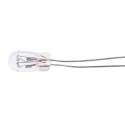 RS PRO Indicator Light Clear Lens Incandescent Lamp 12V 60mA 3.15mm Diameter 41.35mm Length 655-9198