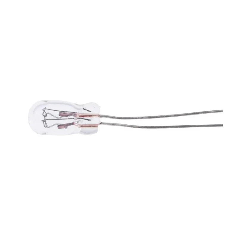 RS PRO Indicator Light Clear Lens Incandescent Lamp 12V 60mA 3.15mm Diameter 41.35mm Length 655-9198