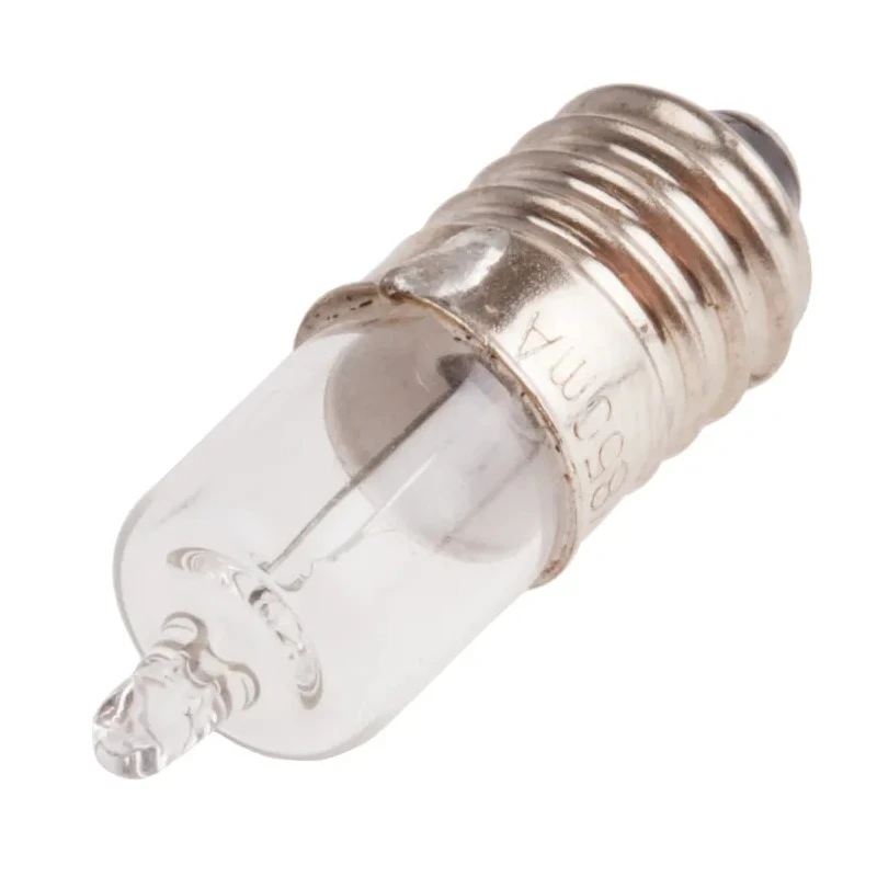 RS PRO Indicator Light Clear Incandescent Lamp 5.2V 850mA 9.3mm Diameter 31mm Length 655-9255