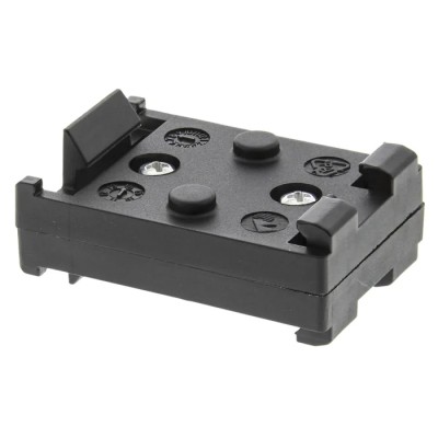 Bopla Black ABS DIN Rail Holder for Use with Bocard Enclosure 43.5 mm x 30 mm x 5 mm 20035000 TSH 35-2