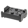 Bopla Black ABS DIN Rail Holder for Use with Bocard Enclosure 43.5 mm x 30 mm x 5 mm 20035000 TSH 35-2