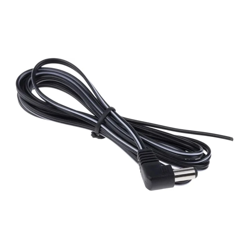 RS PRO 2.1 mm DC Plug to Unterminated Power Cord, 1.8 m, 12V, 1A, PVC Jacket 656-3850