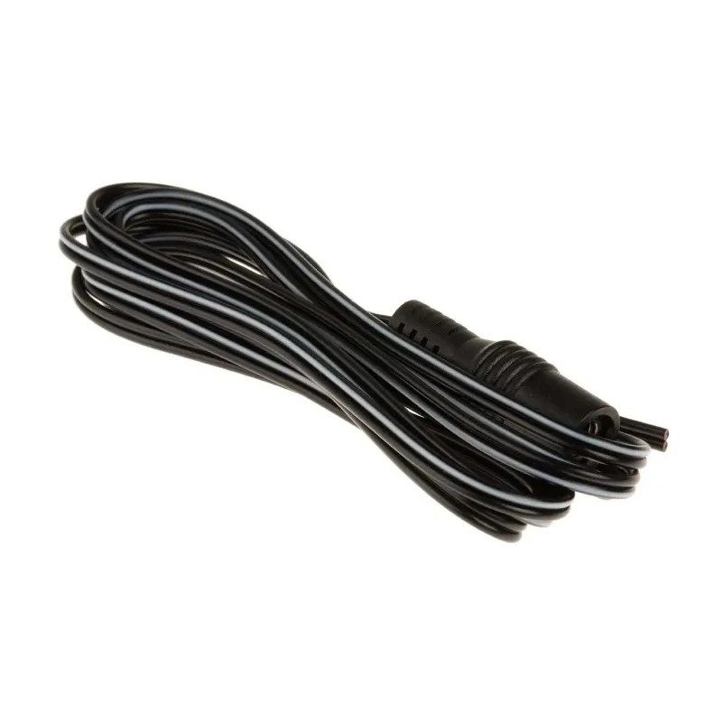 RS PRO 2.1 mm DC Socket to Unterminated Power Cord 1.8 m 12V 1A Polyvinyl Chloride 656-3901