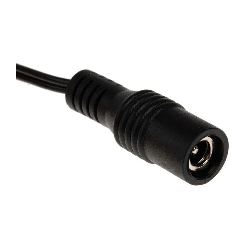 RS PRO 2.1 mm DC Socket to Unterminated Power Cord 1.8 m 12V 1A Polyvinyl Chloride 656-3901