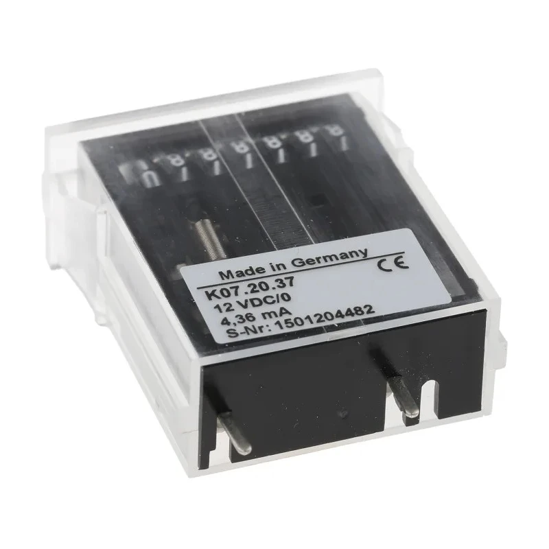 Kubler K07 Micro Cumulative 7-Digit Counter, 10 Hz, 12 V DC Front Panel Mounting 1.139.200.012