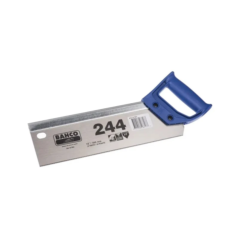 Bahco Professional Hand Saw 305 mm Blade Length, 14 TPI Steel Blade, Plastic Handle 244-12-TEN