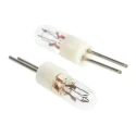 RS PRO Indicator Light Clear T1 Bi-Pin 12V 60mA Filament Lamp 10000h Lifespan 655-9491