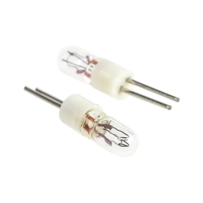 RS PRO Indicator Light Clear T1 Bi-Pin 12V 60mA Filament Lamp 10000h Lifespan 655-9491